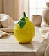 lemon candle holder with lid